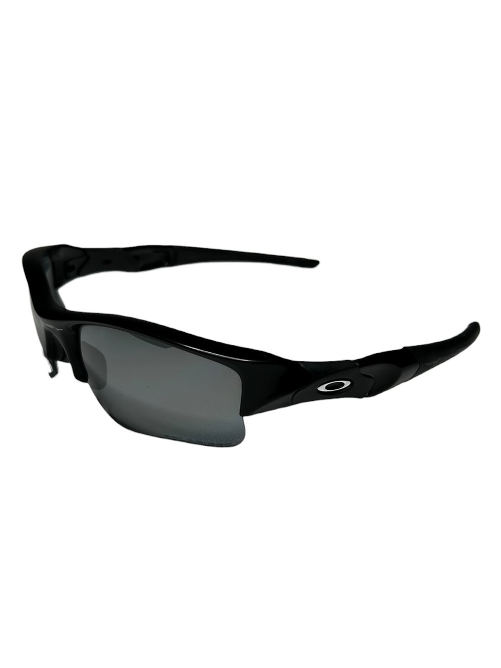 Oakley Flak Jacket XLJ 1.0 Sunglasses Black 12-903 63-14 Vintage Sport Wrap - Picture 3 of 12